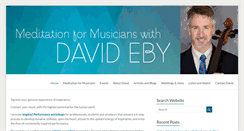 Desktop Screenshot of davidebymusic.com